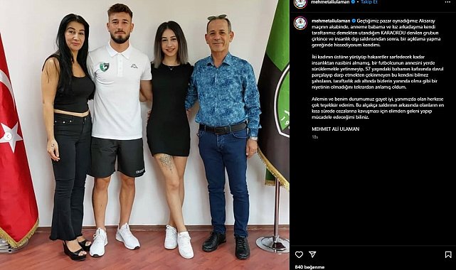 Futbolcunun ailesi maç çıkışında saldırıya uğradı
