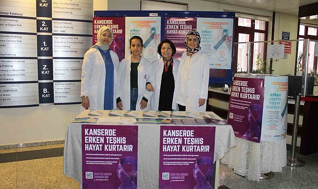GAÜN Hastanesi'nde kanser farkındalığı etkinliği düzenlendi