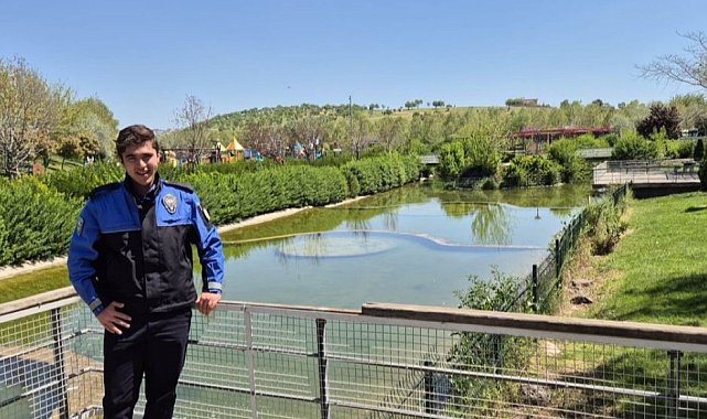 Gaziantep'te özel çocuk Efe'nin polis olma hayali gerçek oldu