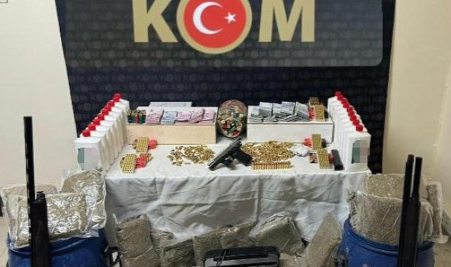 Gaziantep'te uyuşturucu ve kaçak silah operasyonu: 1 tutuklama