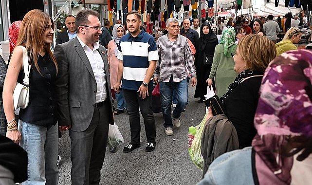 Gaziosmanpaşa Belediye Başkanı Bahçetepe'den pazar yeri ziyareti