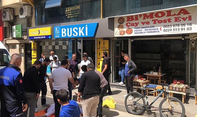 Gemlik'te ceza yiyen işletme sahibi bayıldı