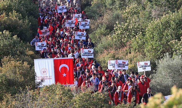 Gençlik ve Spor Bakanlığı'ndan 57. alaya vefa yürüyüşü