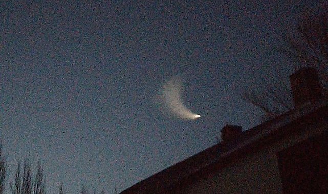 Gizemli Işık Yüksekova'da da görüldü