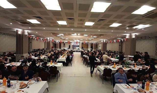 Gurbetteki hemşehriler bu iftar programında bir araya geldi
