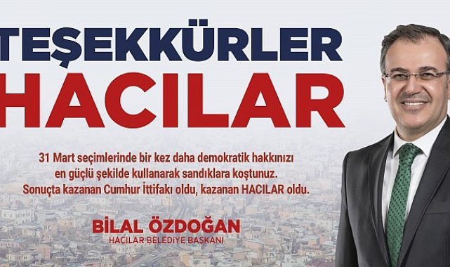 Hacılar'da Bilal Özdoğan kazandı