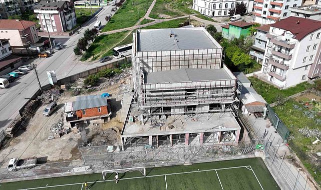 Hasan Doğan Gençlik Merkezi hızla yükseliyor