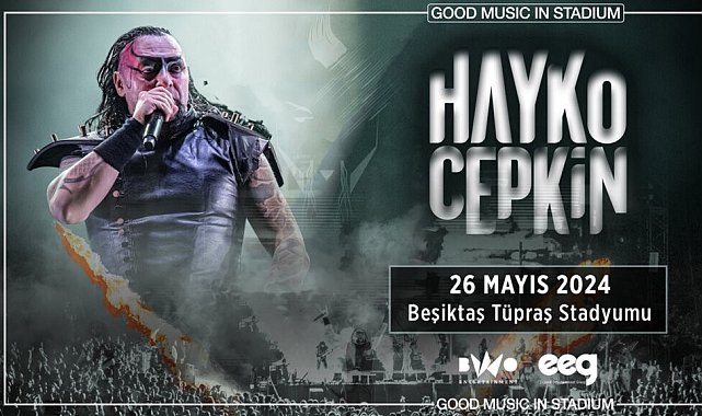 Hayko Cepkin, 26 Mayıs'ta Beşiktaş Stadyumunda