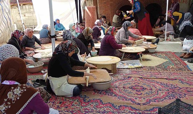 Hisarcık'ta Seydi Resul Türbesi için geleneksel gözleme hayrı