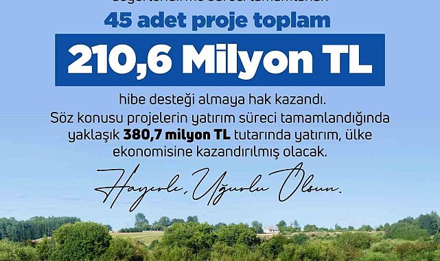 IPARD-II programında hibe tutarı 1.2 milyar TL'ye ulaştı