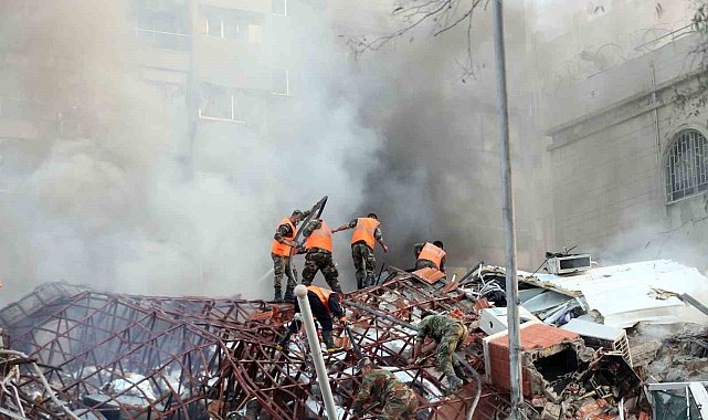 İran'ın Suriye Büyükelçiliği yakınına hava saldırısı düzenlendi