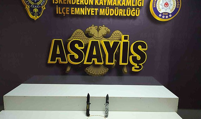 İskenderun'da çeşitli suçlara karışan 4 şüpheli yakalandı