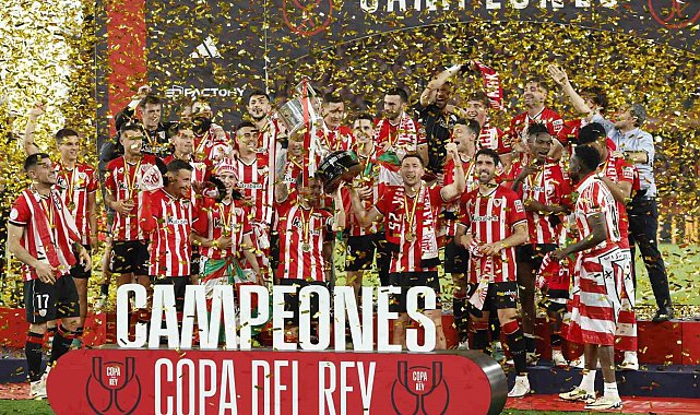 İspanya Kral Kupası'nda şampiyon Athletic Bilbao
