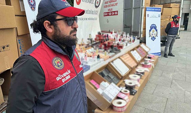 İstanbul'da sahte parfüm operasyonu