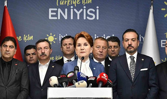 İYİ Parti Genel Başkanı Akşener: "En kısa sürede olağanüstü seçimli kongremizi toplayacağız"