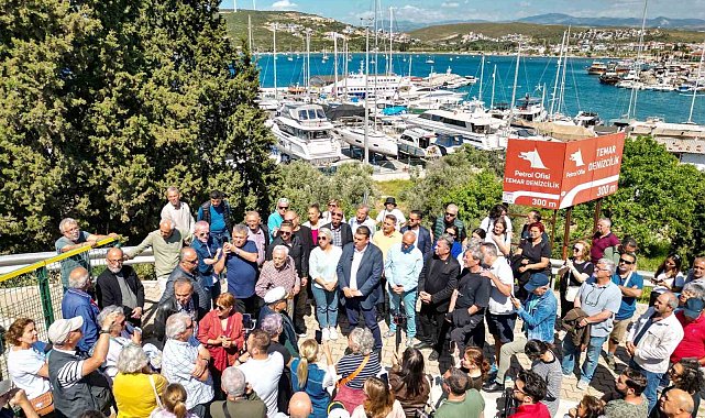 İzmir Sığacık'ta yat limanı protestosu
