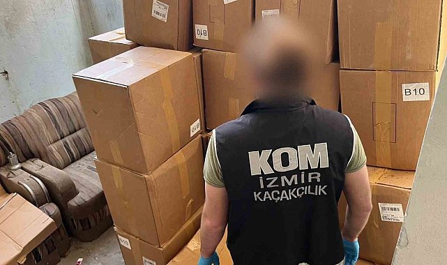 İzmir'de 15 milyon TL'lik tütün kaçakçılığı operasyonu: 19 gözaltı