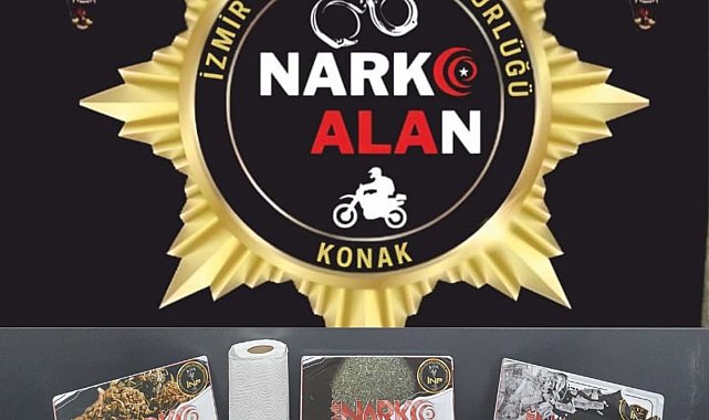 İzmir'in iki ayrı ilçesindeki uyuşturucu operasyonlarında 2 tutuklama