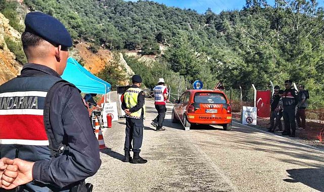 Jandarma ekipleri Tırmanma Şampiyonası'nda güvenliği sağladı