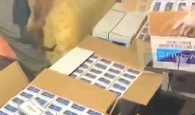 Jandarmadan sigara kaçakçılarına suçüstü operasyon