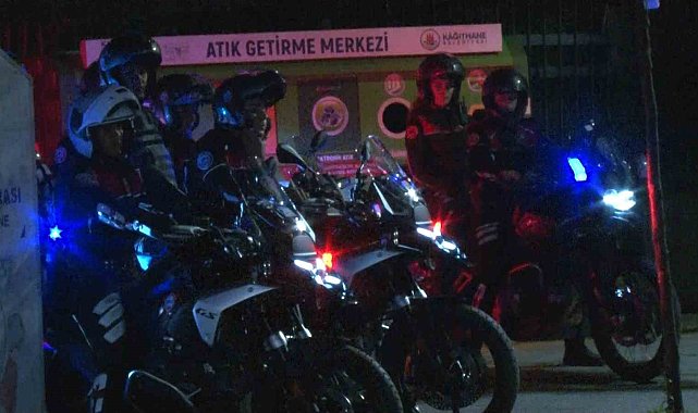 Kağıthane'de geniş çaplı asayiş denetimi gerçekleştirildi