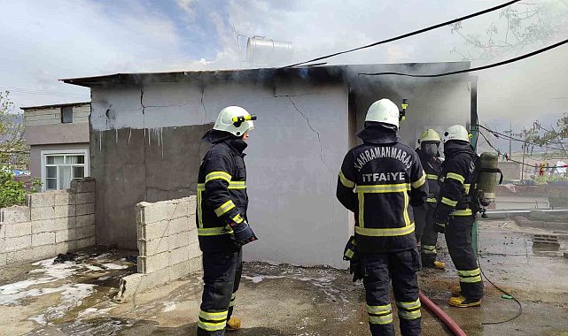 Kahramanmaraş'ta ikamet yangını
