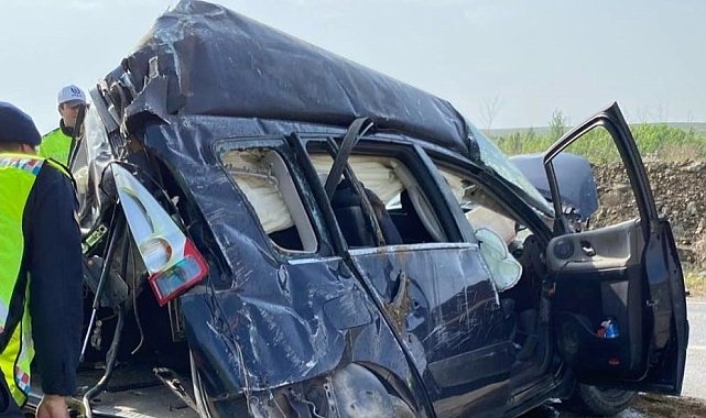 Kahramanmaraş'ta trafik kazası: 1 ölü, 2 ağır yaralı