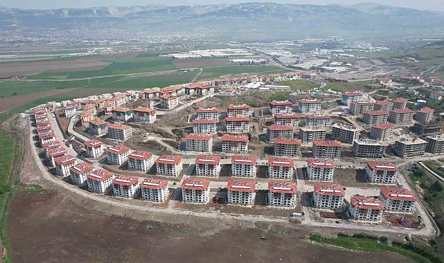 Kahramanmaraş'ta yeni deprem konutları yükseliyor