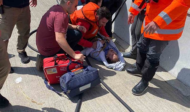 Kalamış'ta deniz taksi ile kano çarpıştı, bir kadının ayağı koptu