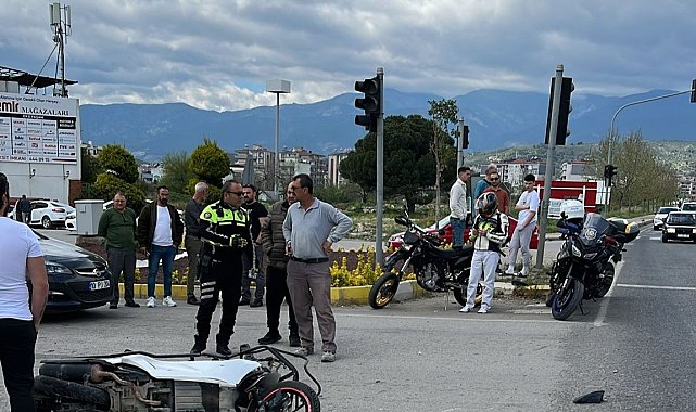 Kamyonla çarpışan motosiklet sürücüsü hayatını kaybetti