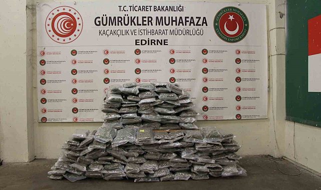 Kapıkule Gümrük Kapısında 220 kilogram uyuşturucu ele geçirildi