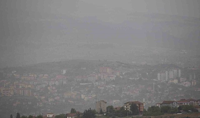 Karabük'te toz bulutu etkili oldu