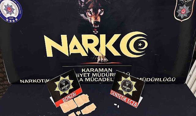 Karaman'da uyuşturucu operasyonu: 1 tutuklama