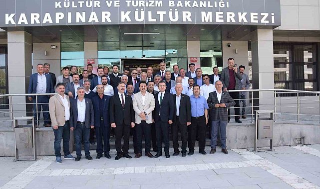 Karapınar'da mahalle muhtarları ile istişare toplantısı