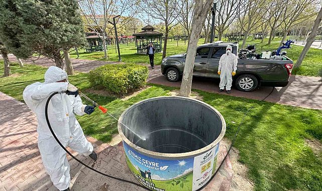 Karatay Belediyesi larva ilaçlama çalışmalarına başladı
