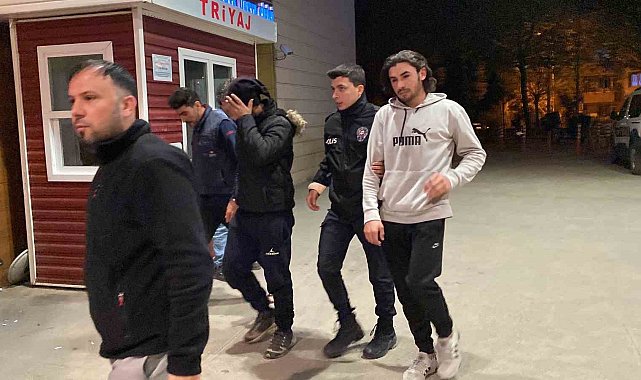 Kavga eden şüpheliler kaçak göçmen çıktı