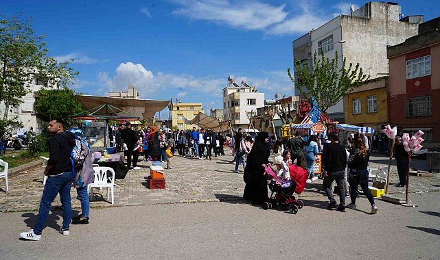 Kilis'te çocuklar bayram yerinde gönüllerince eğlendi