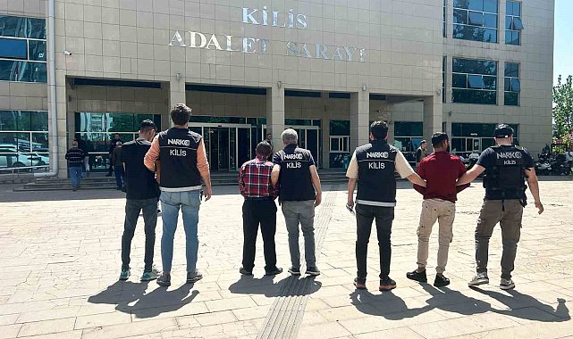 Kilis&#039;te uyuşturucu operasyonu:3 şüpheli tutuklandı