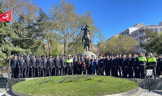 Kırklareli'de Türk Polis Teşkilatının 179. kuruluş yılı törenlerle kutlanıyor