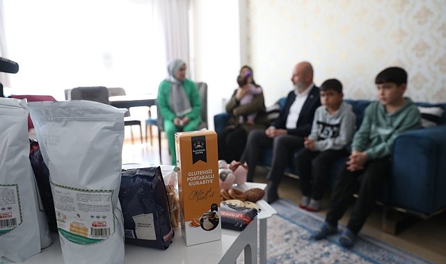 Kocasinan'dan her ay 225 çölyaklıya gıda paketi