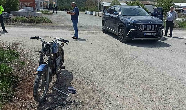 Konya'da motosiklet ile cip çarpıştı: 1 yaralı