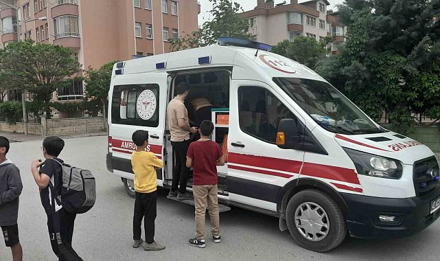 Konya'da ortaokul öğrencisi başına gelen taşla yaralandı
