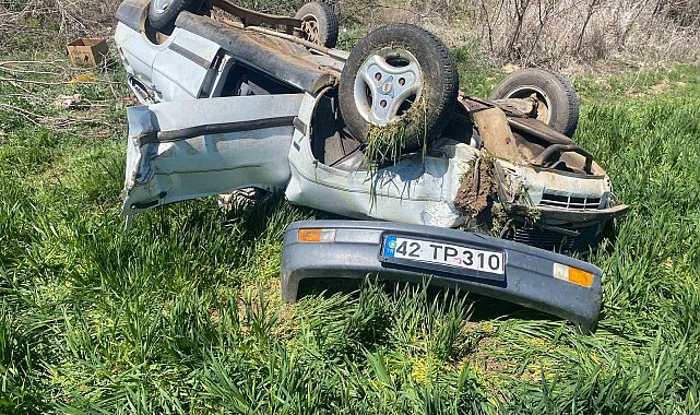 Konya&#039;da yaşlı çift kazada hayatını kaybetti
