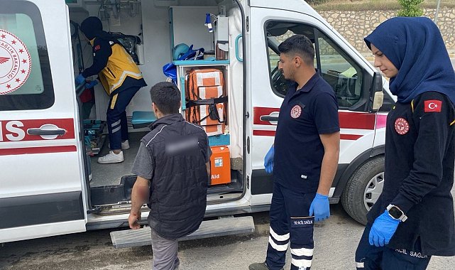 Köpeğe çarpmamak için motoru devirdi: 2 yaralı