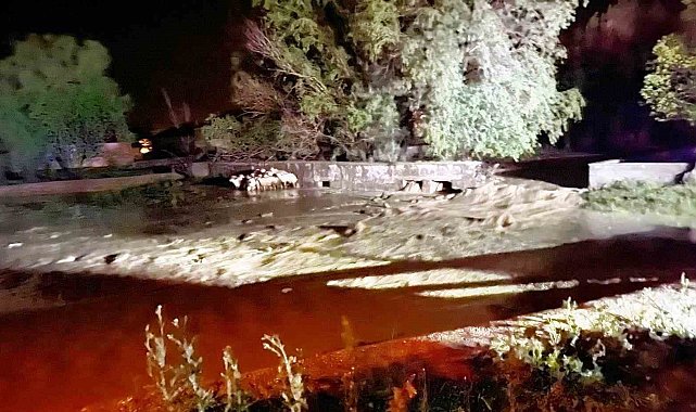 Kulu'da şiddetli yağmur etkili oldu