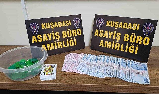 Kuşadası'nda kumar operasyonu