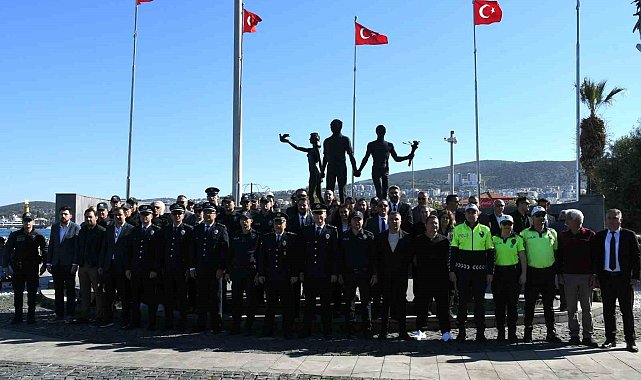 Kuşadası'nda Türk Polis Teşkilatı'nın 179'uncu kuruluş yıl dönümü kutlandı