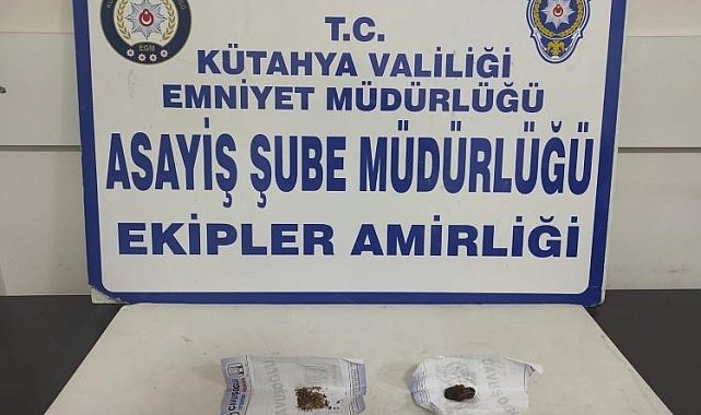 Kütahya'da bekçiler bir kişinin üzerinde uyuşturucu ele geçirdi