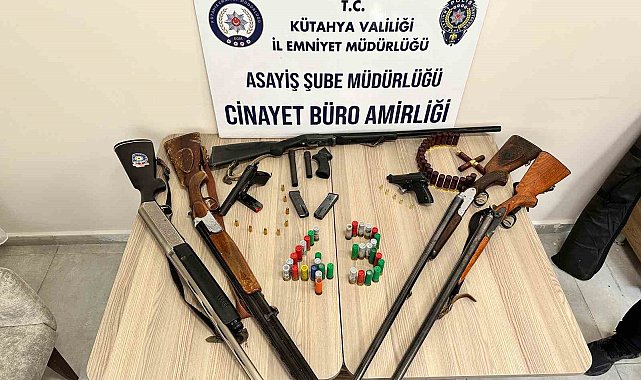 Kütahya'da silah ticareti operasyonu: 6 gözaltı
