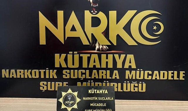Kütahya'da üzerinde uyuşturucu ele geçirilen şahıs tutuklandı